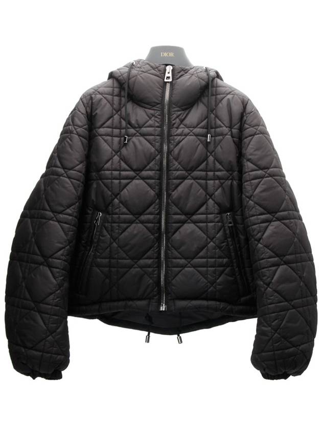 Macrocannage hood crop puffer padding 0110hx - DIOR - BALAAN 1