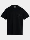 Square Patch Logo Short-Sleeve T-Shirt Black - WOOYOUNGMI - BALAAN 3