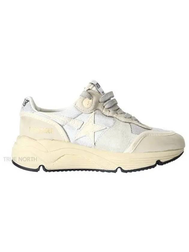 Women's Running Sole Low Top Sneakers Silver Beige - GOLDEN GOOSE - BALAAN 2