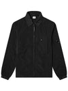 Lens Wappen Nylon Zip-Up Jacket Black - CP COMPANY - BALAAN 2