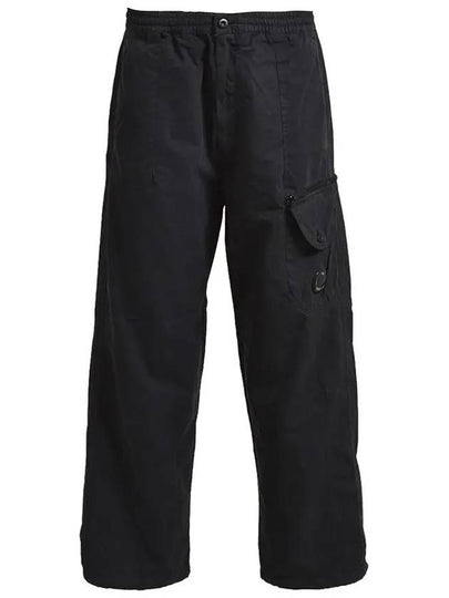 Microreps Boxy Lens Cargo Straight Pants Black - CP COMPANY - BALAAN 2