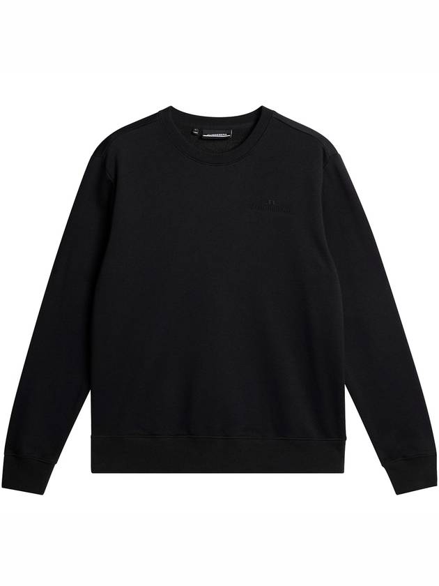 Alpha Crew Neck Sweatshirt Black - J.LINDEBERG - BALAAN 2