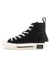 B23 Oblique Kumo High Top Sneakers Black - DIOR - BALAAN 3