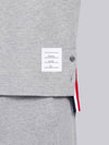 Men's Diagonal Armband Tonal Rugby Long Sleeve T-Shirt Gray - THOM BROWNE - BALAAN.