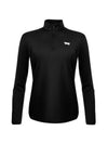 Women's Crux Quarter Half Zip Up Pullover Shirt Black - PXG - BALAAN 1