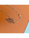 Pop-Ache Mini Necklace Gold Lila Lilac H147992 - HERMES - BALAAN 4