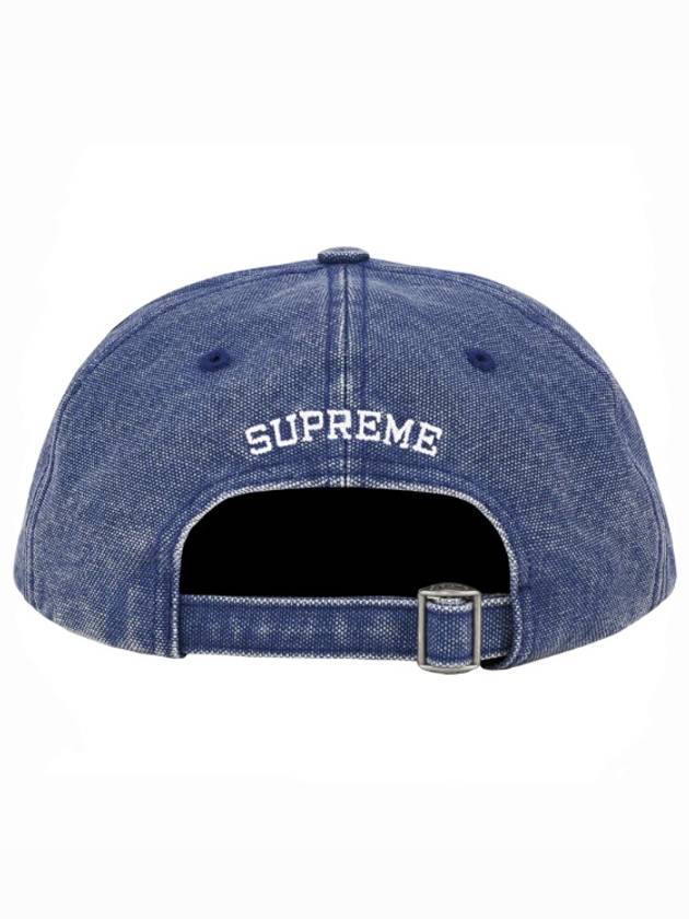 Pigmented Canvas S Logo 6 Panel Cap Navy SS23H117 - SUPREME - BALAAN 2