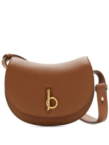 Locking Horse Leather Cross Bag Brown - BURBERRY - BALAAN 1