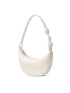 Bent Rope Leather Shoulder Bag Ivory - 4OUR B - BALAAN 1