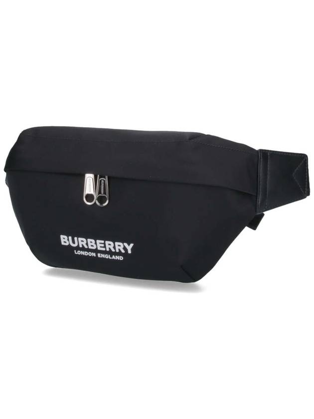 Logo Print Nylon Sonny Bum Belt Bag Black - BURBERRY - BALAAN 3