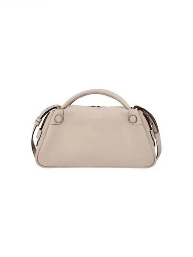 Women s Zipper Closure Grainy Handbag Beige 270729 - GIORGIO ARMANI - BALAAN 1