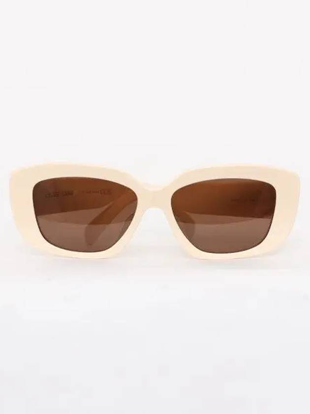 Eyewear Triomphe 04 Rectangle Sunglasses Ivory - CELINE - BALAAN 2