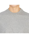 Engineered 4 Bar Medium Weight Jersey Oversized Long Sleeved T-Shirt Light Grey - THOM BROWNE - BALAAN 7