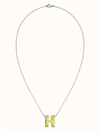 H PopAche Necklace Silver Lime - HERMES - BALAAN 1