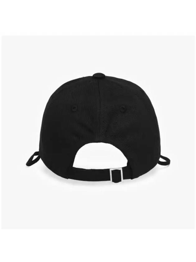 La Casquette Artichaut Fringe Metal Logo Ball Cap Black - JACQUEMUS - BALAAN 6