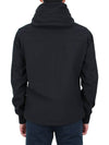 Men's Shell R Drawstring Goggle Hooded Jacket Black - CP COMPANY - BALAAN 6