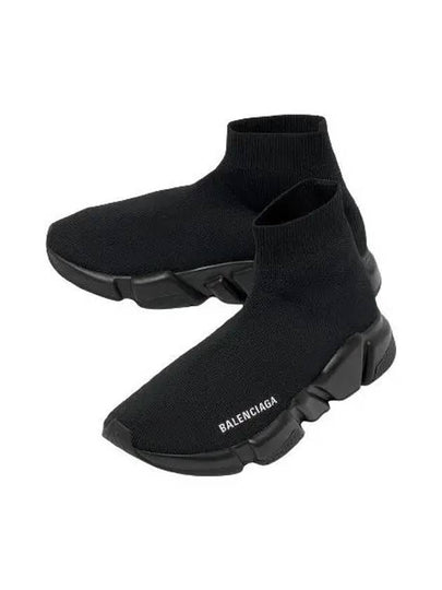 Speed ​​Recycle Knit High Top Sneakers Black - BALENCIAGA - BALAAN 2