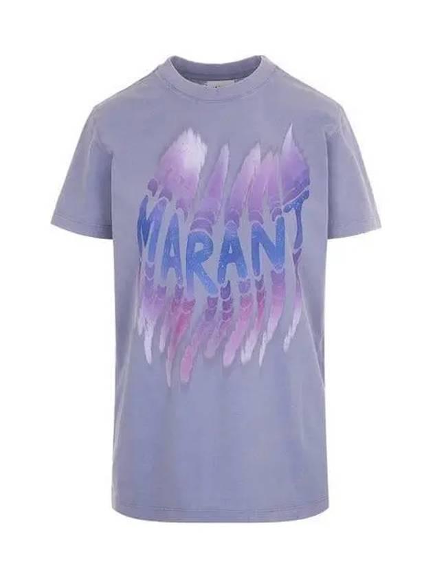 Joelyn Short Sleeve T Shirt Lavender - ISABEL MARANT - BALAAN 2