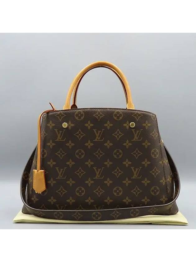 M41056 Monogram Canvas Montaigne MM Tote Bag Shoulder Strap 2WAY - LOUIS VUITTON - BALAAN 1