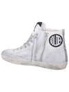 Francy Leather High Top Sneakers White - GOLDEN GOOSE - BALAAN 4