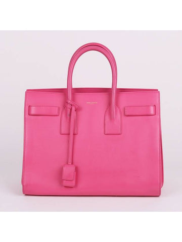 Sag de Jour hot pink small tote and shoulder bag 324823 - SAINT LAURENT - BALAAN 1