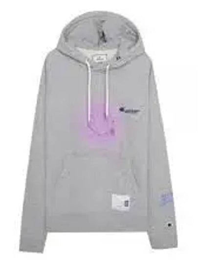 Graphic Print Hoodie Grey - MIHARA YASUHIRO - BALAAN 2