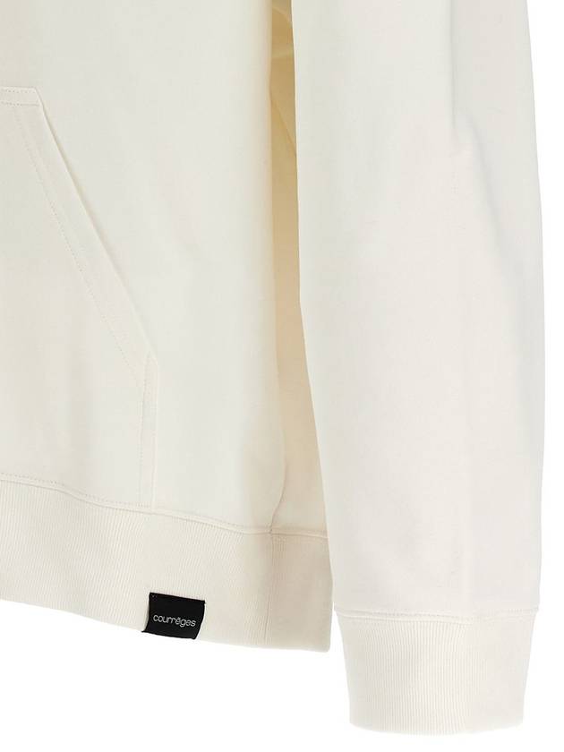 Hooded Sweatshirt 323JHO015JS00440001 White - COURREGES - BALAAN 5