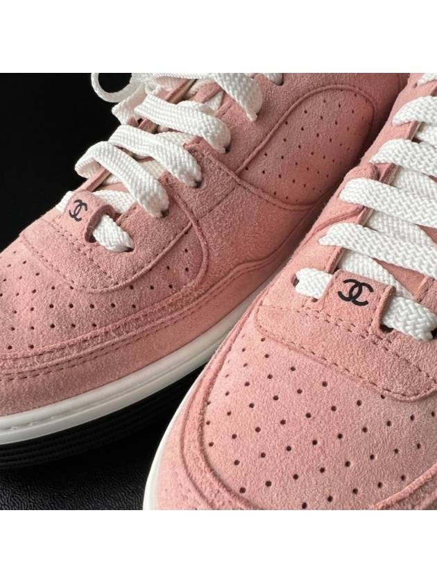 CC Logo Force Sneakers Pink G45079 - CHANEL - BALAAN 4