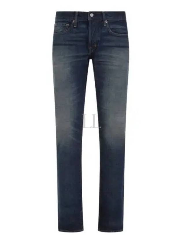 Cotton Straight Jeans Blue - TOM FORD - BALAAN 2