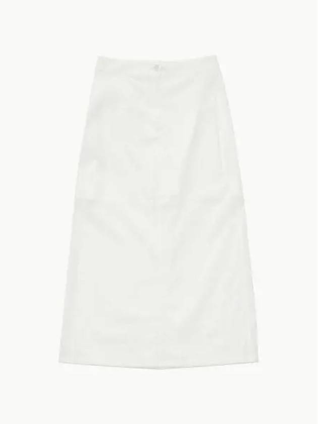 AMOMENTO SHEER LONG SKIRT white - ANDTHEOTHER - BALAAN 1