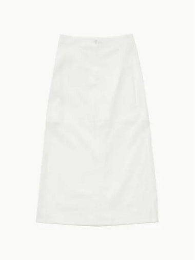 AMOMENTO SHEER LONG SKIRT white - ANDTHEOTHER - BALAAN 1