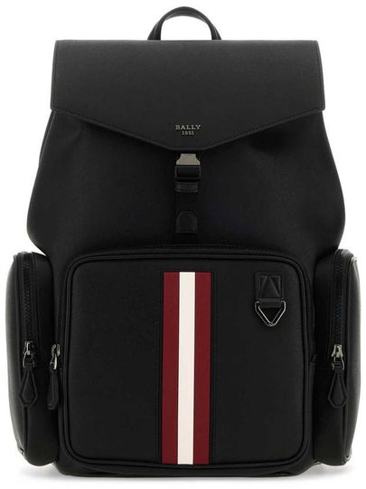 Maxi Maxi Leather Backpack Black - BALLY - BALAAN 2