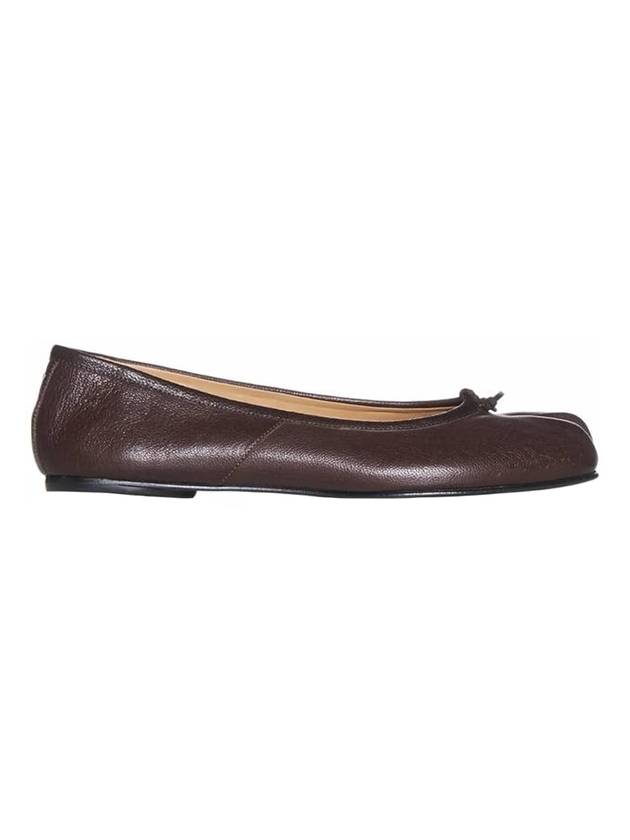 Tabi Leather Flat Brown - MAISON MARGIELA - BALAAN 1