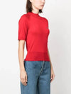 Women's Wool Silk Knit Top Red - VIVIENNE WESTWOOD - BALAAN 4