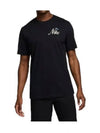 Men's Golf Short Sleeve T-Shirt Black - NIKE - BALAAN 1