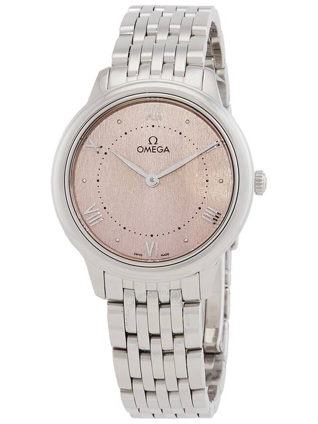 Omega De Ville Quartz Rose Silvery Dial Ladies Watch 434.10.30.60.02.001 - OMEGA - BALAAN 1