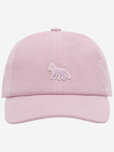 Baby Fox Corduroy Hat Ball Cap Unisex - MAISON KITSUNE - BALAAN 1