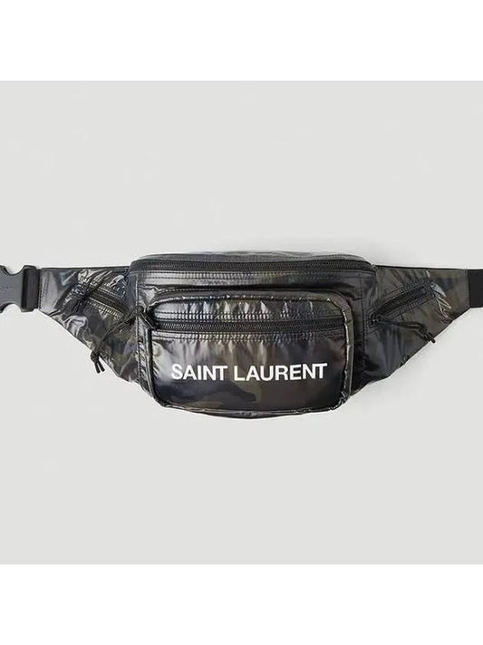 Nylon Logo Nuxx Cross Bag Camo - SAINT LAURENT - BALAAN 2