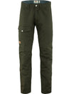 Men's Greenland Jeans Regular Track Pants Deep Forest - FJALL RAVEN - BALAAN 1