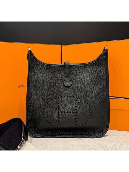 Evelyn 29 bag black silver cabinet - HERMES - BALAAN 1