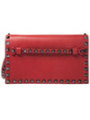 11Th Anniversary Rockstud Clutch Bag Red - VALENTINO - BALAAN 5