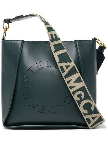 Stella McCartney Mini Perforated-Logo Shoulder Bag - STELLA MCCARTNEY - BALAAN 1