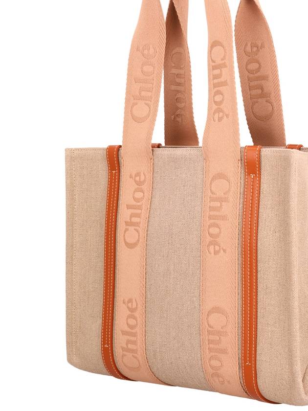 Woody Medium Tote Bag Soft Tan - CHLOE - BALAAN 4