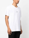 Embroidered Logo Jersey Short Sleeve T-shirt White - GIVENCHY - BALAAN 4