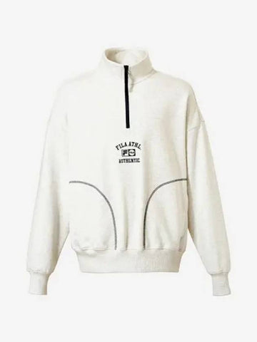 Uni Half Zip Up Sweatshirt SGE - FILA - BALAAN 1