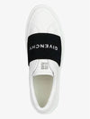 City Sport Sneakers In Leather with Strap White Black - GIVENCHY - BALAAN 7