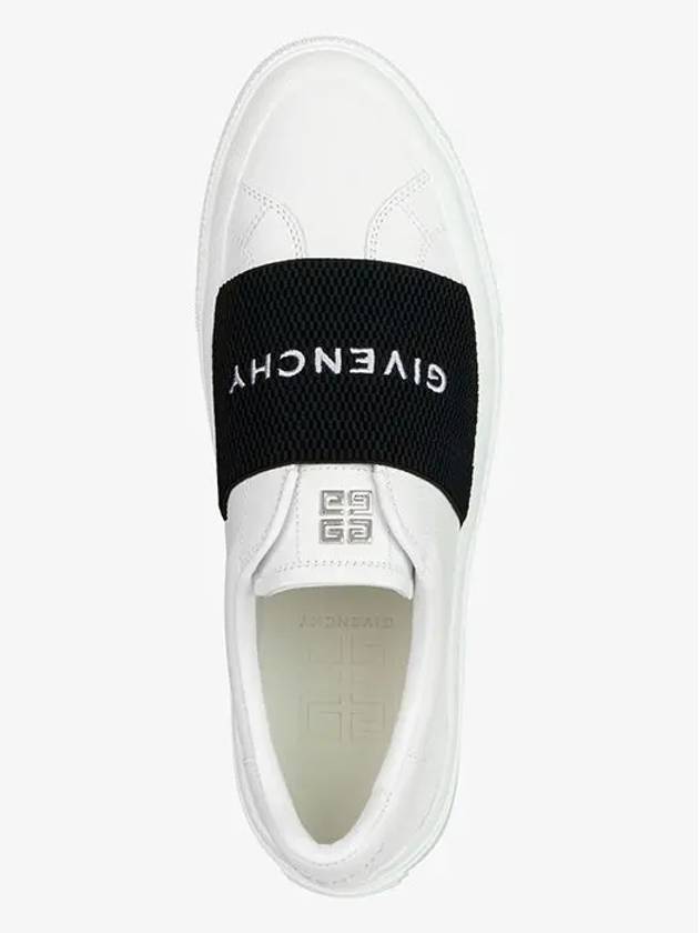 City Banding Logo Low Top Sneakers White - GIVENCHY - BALAAN 7