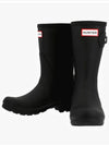 Original Matte Short Rain Boots Black - HUNTER - BALAAN 4