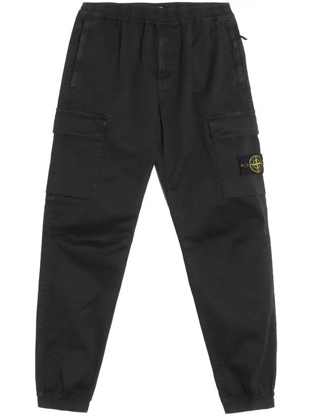 Wappen Patch Cargo Track Pants Black - STONE ISLAND - BALAAN 3