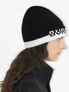 Cashmere Logo Beanie Black - BURBERRY - BALAAN 6